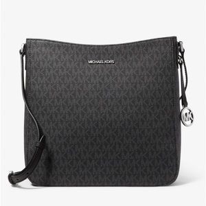 Jet Set Travel Large Logo Messenger Bag Black Multi